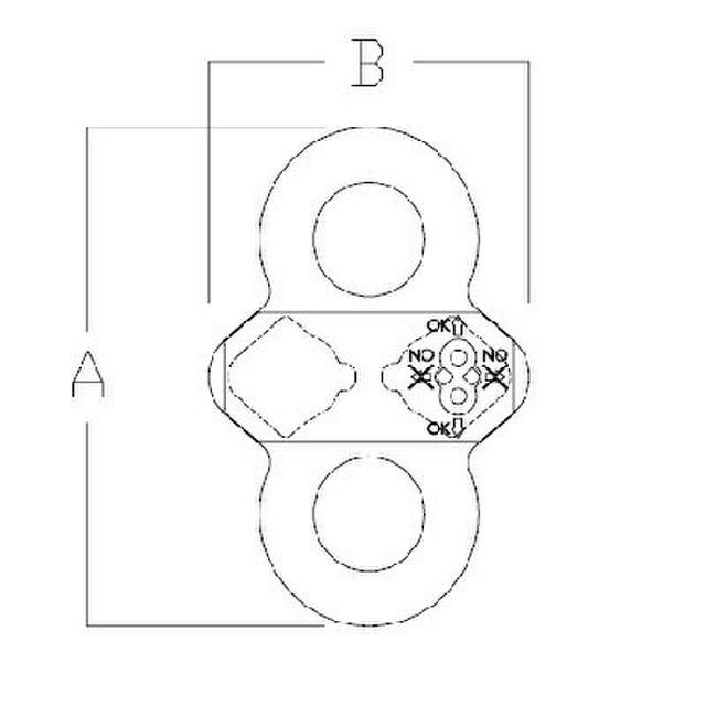 La plaquette de test de point d’ancrage