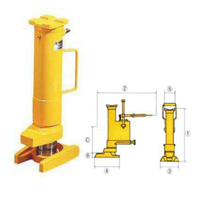 Location cric hydraulique à patte 10T